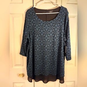Catherines Tunic Top size 0X